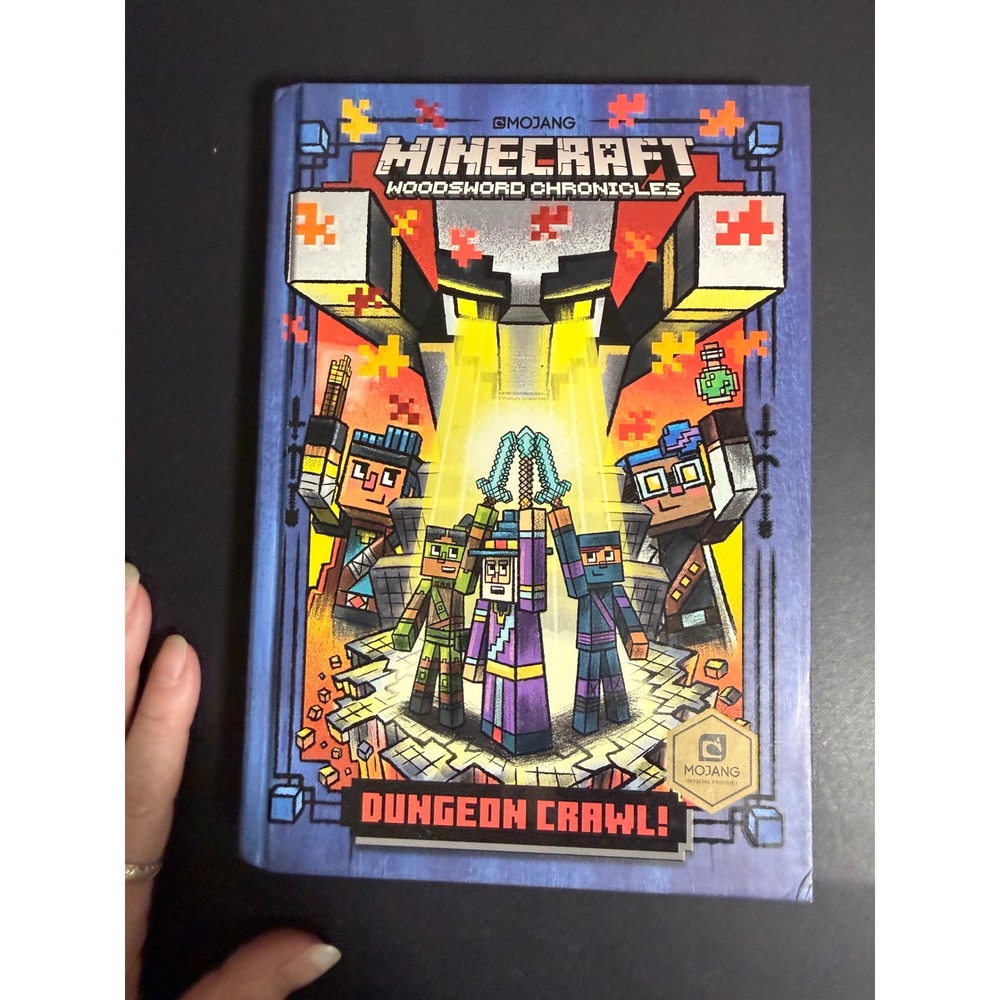 Minecraft Woodsword Chronicles Dungeon Crawl Hardcover Book Mojang 9781984850652
